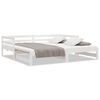 vidaXL Lit coulissant sans matelas blanc 90x200 cm