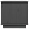 vidaXL Table de chevet Gris 40x30x40 cm Bois de pin solide