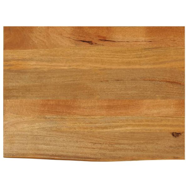 vidaXL Dessus de table &agrave; bord vivant 90x60x3,8 cm bois massif manguier