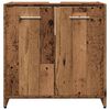 vidaXL Armoire lavabo de salle de bain vieux bois 60x33x60 cm