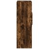 vidaXL Buffet haut ch&ecirc;ne fum&eacute; 45x42,5x124 cm bois d'ing&eacute;nierie