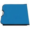 vidaXL Tapis de plage pliables 2 pcs Acier et tissu Bleu