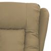 vidaXL Fauteuil inclinable Cappuccino Similicuir