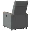 vidaXL Fauteuil inclinable Gris fonc&eacute; Tissu