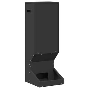 vidaXL Nourrisseur pour cerfs Noir 28 x 30 x 80 cm 3 kg