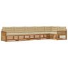 vidaXL Ensemble de canap&eacute;s d'ext&eacute;rieur 6 pcs Naturel et Beige