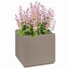 vidaXL Cache-pot de jardin Gris 36 x 36 x 35 cm Polypropylène