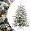 vidaXL Sapin de No&euml;l Artificiel &agrave; Branches Articul&eacute;es Blanc 150 cm