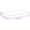 vidaXL &Eacute;tag&egrave;res flottantes 2 pcs Ch&ecirc;ne et blanc 40x23x3,8 cm MDF
