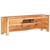 vidaXL Meuble TV 116x30x40 cm Bois d'acacia massif