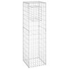 vidaXL Poteau &agrave; panier de gabion 40x40x140 cm Fer