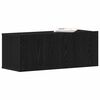 vidaXL Meubles TV Chêne noir 80 x 30 x 30 cm Bois d'ingénierie