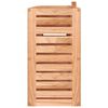 vidaXL Armoire à miroir 80x17x34 cm Bois massif de noyer