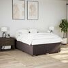 vidaXL Sommier &agrave; lattes de lit avec matelas Marron fonc&eacute; 140x190 cm