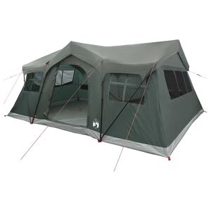 vidaXL Tente familiale 487 x 340 x 216 cm Vert arm&eacute;e