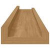 vidaXL &Eacute;tag&egrave;re Murale 2 pcs Marron 60 x 9 x 3 cm Bois d'ing&eacute;nierie