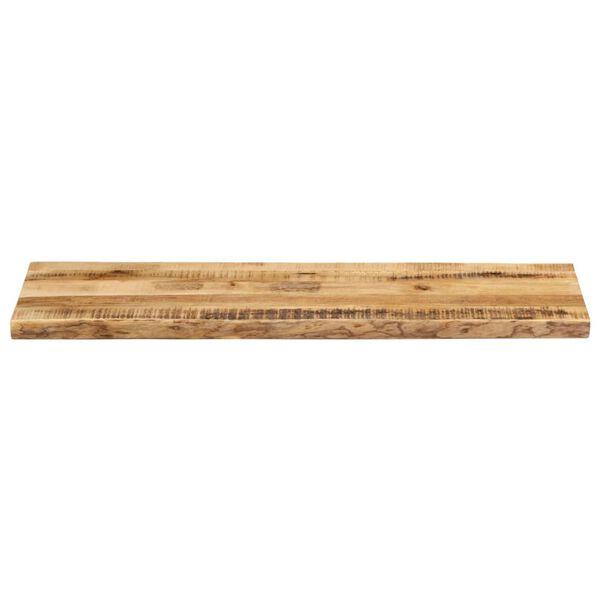 vidaXL Dessus de table bord vivant 140x40x2,5 cm bois de manguier brut