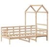 vidaXL Lit de jour avec toit sans matelas 80x200 cm bois massif