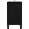 vidaXL Buffet Ch&ecirc;ne noir 40 x 35 x 70 cm Bois d'ing&eacute;nierie