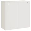 vidaXL Classeur blanc 90x40x130 cm acier