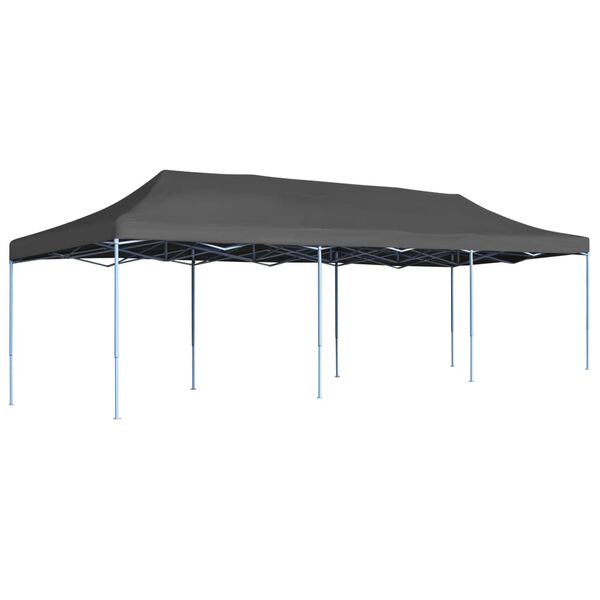 vidaXL Tente de réception pliable 3 x 9 m Anthracite