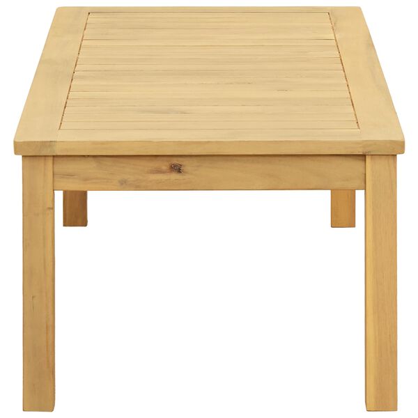 vidaXL Table basse de jardin 90x50x36 cm Bois solide d'acacia
