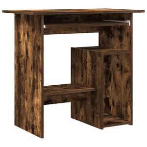 vidaXL Bureau Ch&ecirc;ne fum&eacute; 80x45x74 cm Bois d'ing&eacute;nierie