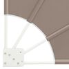 vidaXL Écran de confidentialité pour balcon Taupe 115 x 115 cm