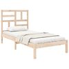 vidaXL Cadre de lit sans matelas bois massif 90x200 cm