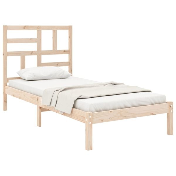 vidaXL Cadre de lit sans matelas bois massif 90x200 cm