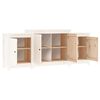 vidaXL Buffet Blanc 164x37x68 cm Bois massif de pin