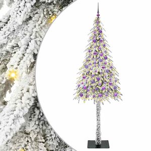 vidaXL Sapin de No&euml;l avec 300 LED Blanc 210 cm PE et Acier