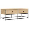 vidaXL Table basse ch&ecirc;ne sonoma 100x51x40 cm bois d'ing&eacute;nierie
