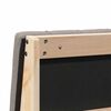 vidaXL T&ecirc;te de lit capitonn&eacute;e Taupe 100 cm Pin massif