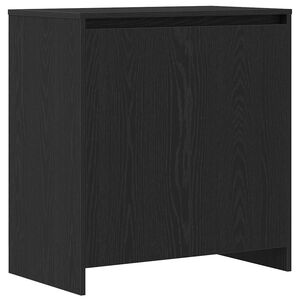 vidaXL Buffet Ch&ecirc;ne noir 70x41x75 cm Bois d'ing&eacute;nierie