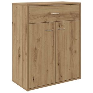 vidaXL Buffet ch&ecirc;ne artisanal 60x30x75 cm bois d'ing&eacute;nierie