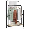 vidaXL Porte-v&ecirc;tements avec &eacute;tag&egrave;re Ch&ecirc;ne Sonoma 60 x 30 x 100,5 cm