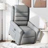 vidaXL Fauteuil inclinable Gris clair Tissu