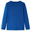 T-shirt enfants &agrave; manches longues bleu fonc&eacute; 140