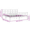 vidaXL Cadre de lit sans matelas bois massif de pin