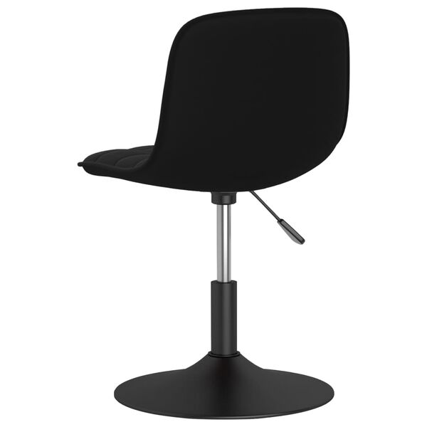 vidaXL Tabouret de bar Noir Velours