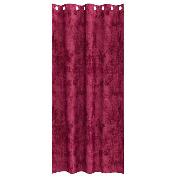 vidaXL Rideaux en velours 2 pcs Rouge bordeaux 245 x 140 cm Velours