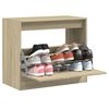 vidaXL Armoire à chaussures chêne sonoma 80x42x69 cm bois d'ingénierie