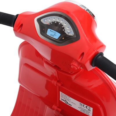 vidaXL Moto jouet électrique Vespa GTS300 rouge