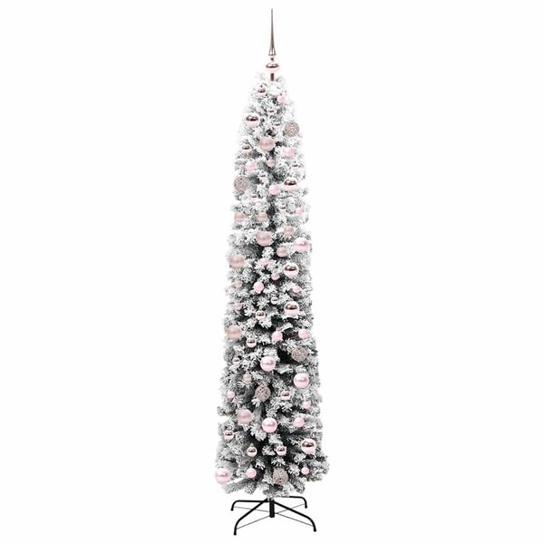 vidaXL Sapin de No&euml;l artificiel Vert 180 cm PVC et acier et plastique