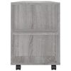 vidaXL Meuble TV sonoma gris 102x34,5x43 cm bois d'ingénierie