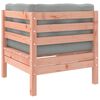 vidaXL Salon de jardin 6 pcs et coussins bois massif sapin de douglas