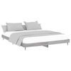 vidaXL Cadre de lit sans matelas sonoma gris 140x200 cm