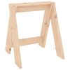 vidaXL Tabourets lot de 2 40x40x45 cm bois massif de pin