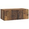 vidaXL Meuble TV mural 59,5 x 31 cm Bois ancien Bois d'ing&eacute;nierie